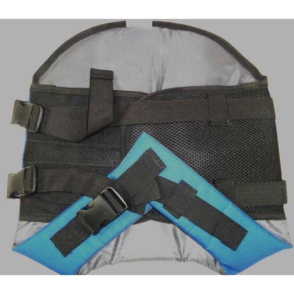 Dog Life Vests for Swimming, Adjustable with Reflective Stripes, M/L Dog Royal B - Picture 5 of 5